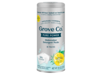 Grove Co. Pure Power Dishwasher Detergent Packs, Lemon & Eucalyptus, 9.5 oz/270 g, 18 Packs - Image 2
