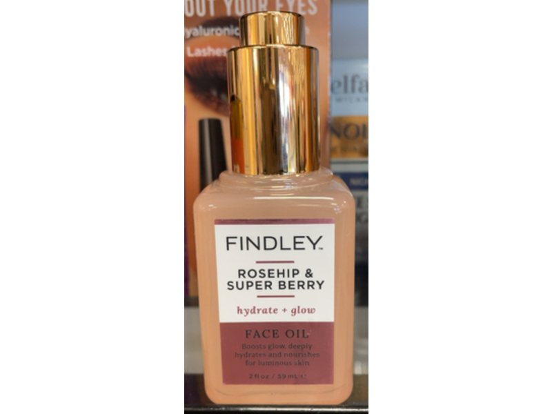 Findley Face Oil, Rosehip & Super Berry, 2 fl oz/59 mL