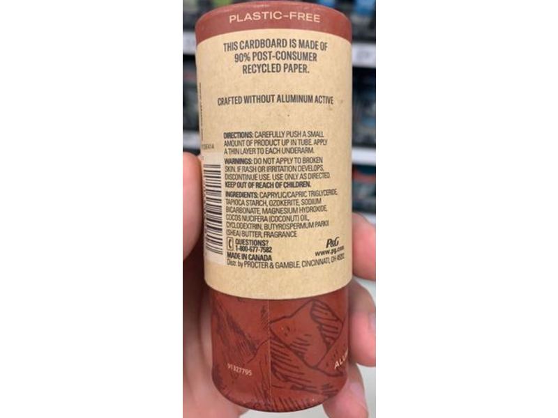 Old Spice Mountain Peak Deodorant, Mandarin & Chamomile, 2.0 oz/56 g