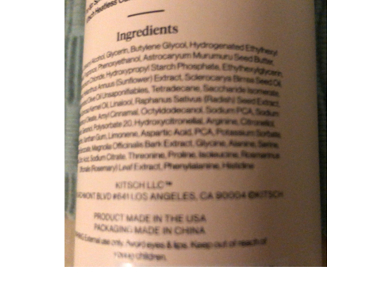 Kitsch Detangling Moisturizing Leave-In Conditioner, Argan Milk, 6.8 fl oz/201 mL