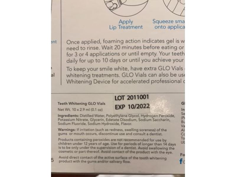 GLO Science Brilliant Teeth Whitening & Lip Treatment