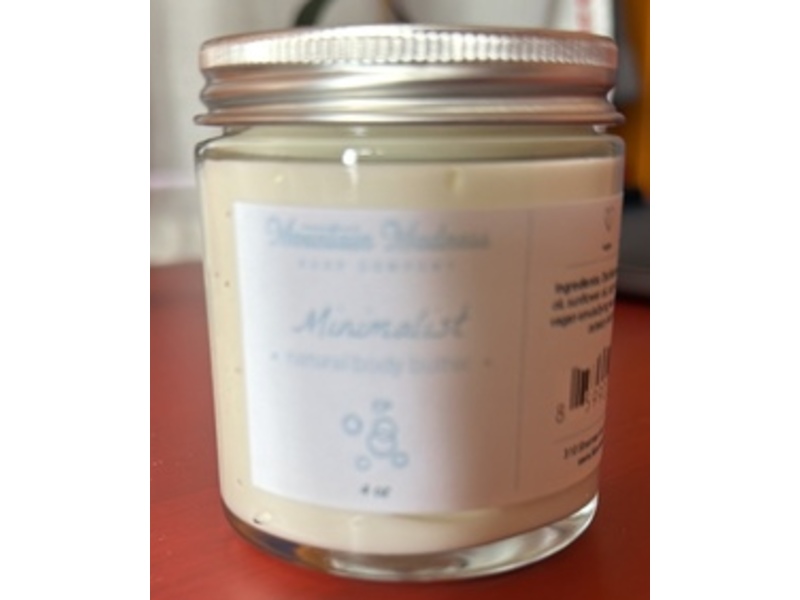 Mountain Madness Soap Company Minimalist Body Butter, 4 oz