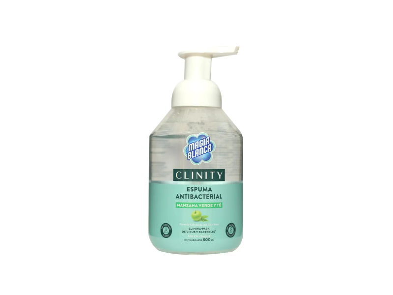 White Magic Antibacterial Foam, Green Apple And Tea, 500 mL