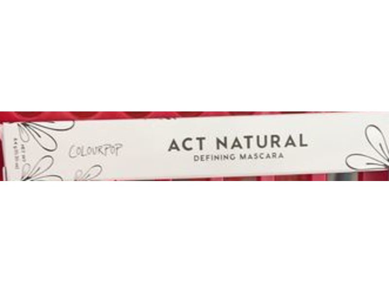 ColourPop Act Natural Mascara, Black, 0.3 oz