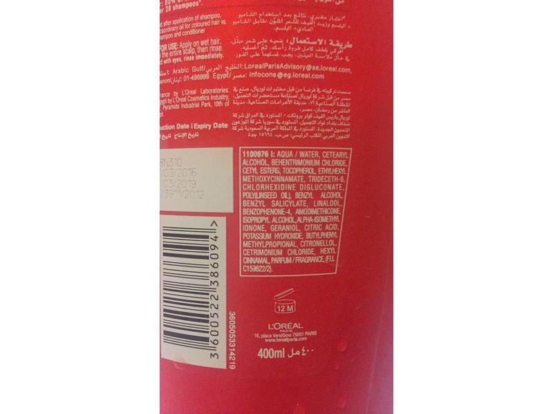 L'Oreal Paris Elvive Colour Protecting Conditioner, 400 mL