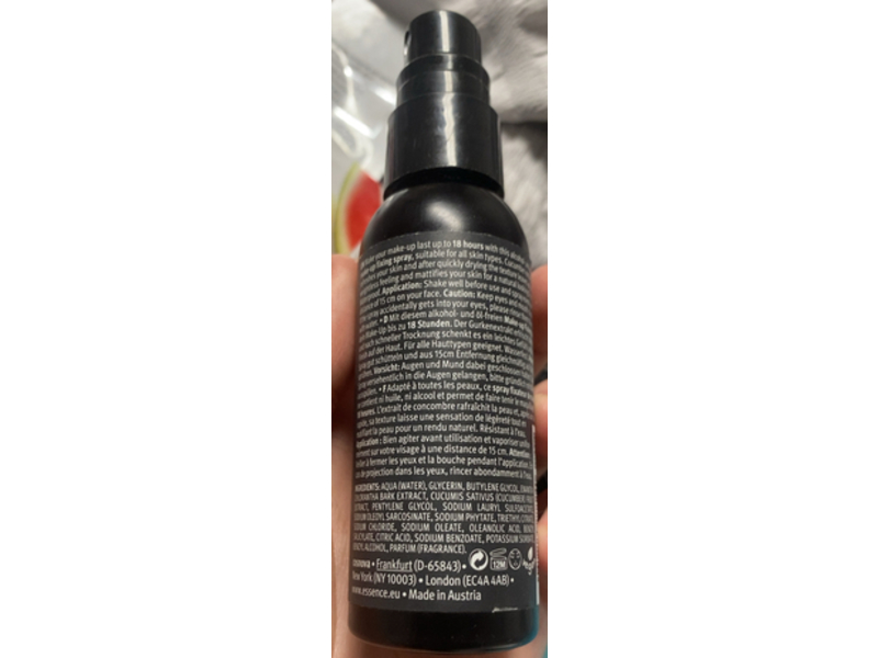 Essence Fix & Last 18h Make - Up Fixing Spray, 1.69 fl oz/50 mL