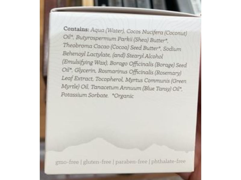 Wild Carrot Borage Butter Face Cream, 2 fl oz/60 mL