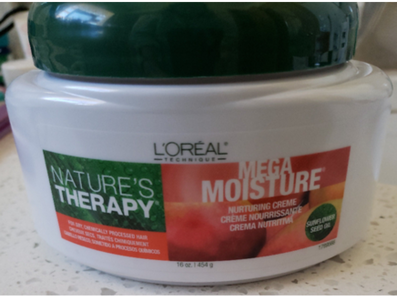 L'oreal Paris Nature's Therapy Mega Moisture Nurturing Creme, Sunflower Seed Oil, 16 oz/454 g