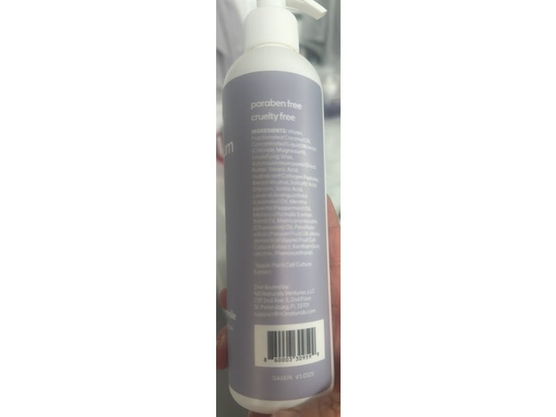 M3 Naturals Magnesium Lotion, Lavender & Chamomile, 8 fl oz/237 mL