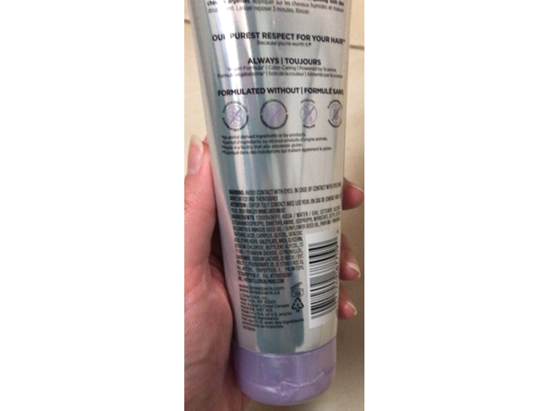 L'oreal Paris Ever Pure Silver Care Conditioner, 8.5 fl oz/250 mL