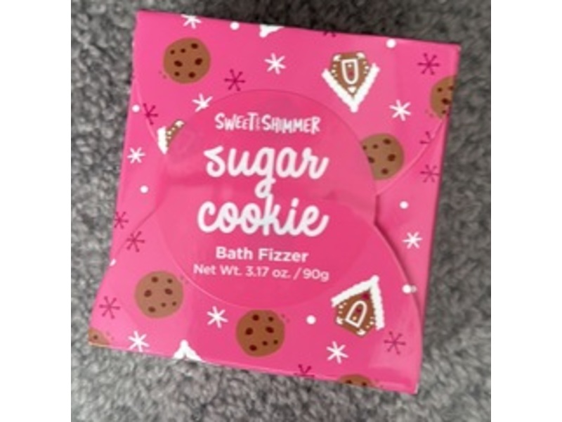 Sweet & Shimmer Bath Fizzer, Sugar Cookie, 3.17 oz/90 g