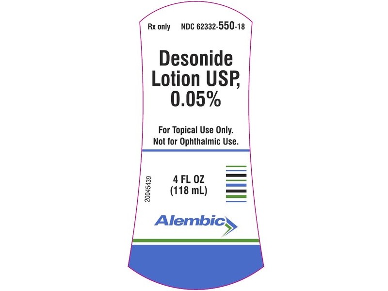 Desonide Lotion 0.05%, 4 fl oz/118 mL, Alembic (Rx)