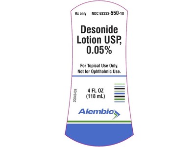 Desonide Lotion 0.05%, 4 fl oz/118 mL, Alembic (Rx)