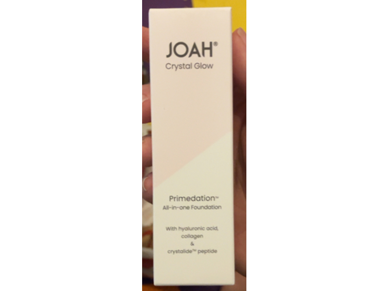 Joah Crystal Glow Primedation All-In-One Foundation, FC050, 1.01 fl oz/30 mL