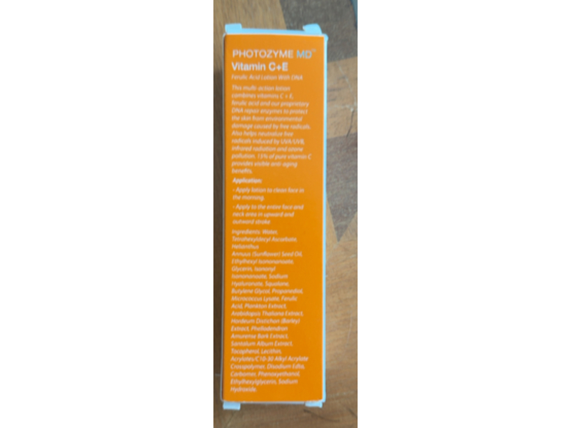 Photozyme Anti Aging Vitamin C + E Face Serum, 1 fl oz/30 mL