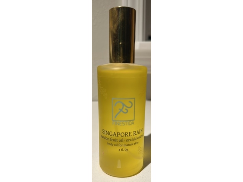 Finestida Singapore Rain Body Oil, Passion Fruit Oil + Orchid Extract, 4 fl oz