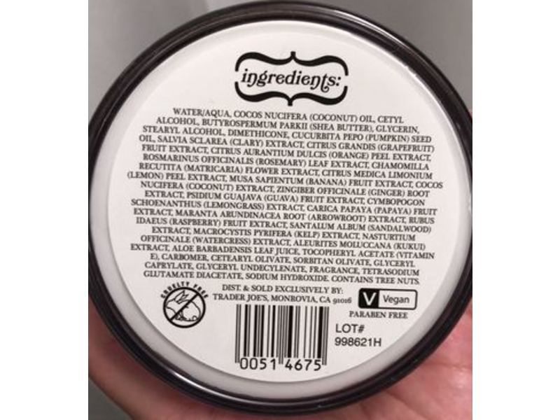 Trader Joe's Pumpkin Body Butter , 8 oz/227 g