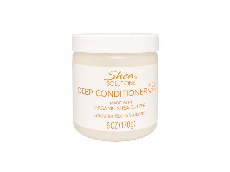 Shea Solutions Deep Conditioner & Co-Wash, Shea Butter, 6 0z/170 g, Pack Of 3