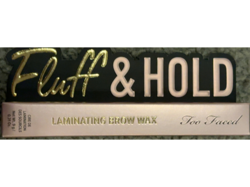 Too Faced Fluff & Hold Laminating Brow Wax, 0.31 oz/9 g