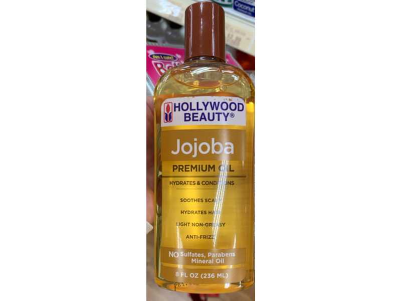 Hollywood Beauty Hydrates & Conditions Premium Oil, Jojoba Oil, 8 fl oz/236 mL