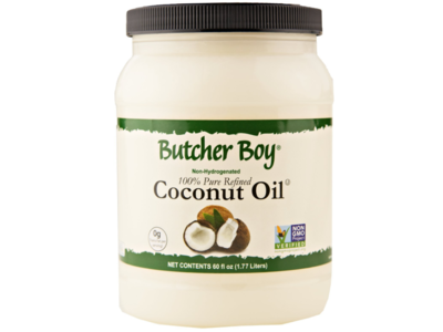 Butcher Boy 100% Pure Refined Coconut Oil, 60 fl oz/1.77 L