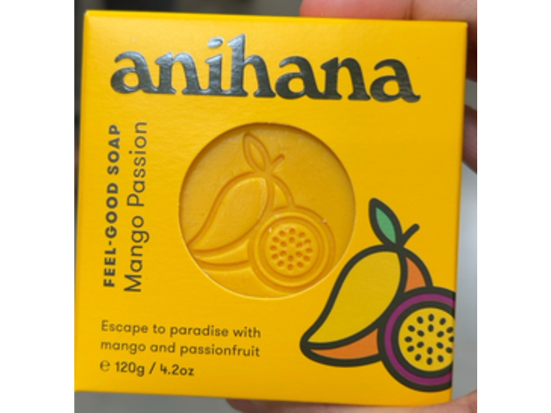 Anihana Feel Good Soap, Mango Passion, 4.2 oz/120 g