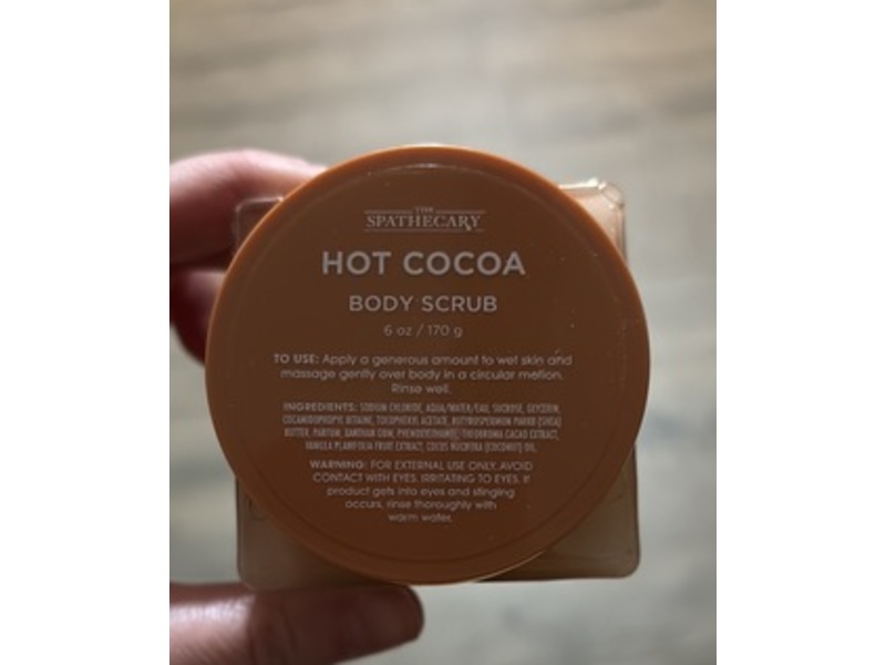 The Spathecary Body Scrub, Hot Cocoa, 6 oz/170 g