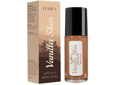 Flatpea Perfume Oil, Vanilla Skin, 1.05 fl oz/30 mL