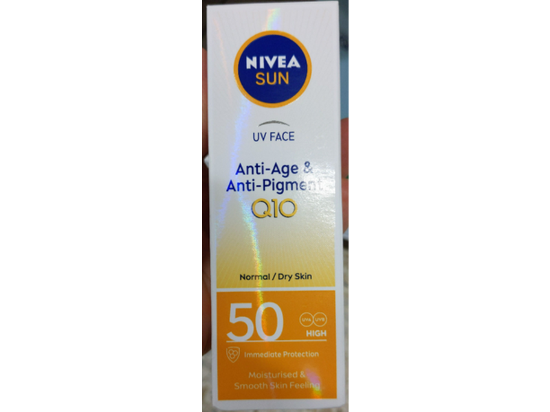 Nivea Sun Anti-Age & Pigment Cream, High, SPF 50, 50 mL