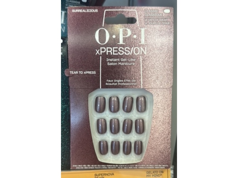 O.P.I xPression Press-On Nails, Surrealicious, 30 Count