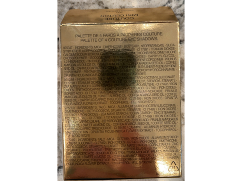 Yves Saint Laurent Couture Mini Clutch High Intensity Pigments Palette, 300 Kasbah Spices, 0.14 oz/4 g