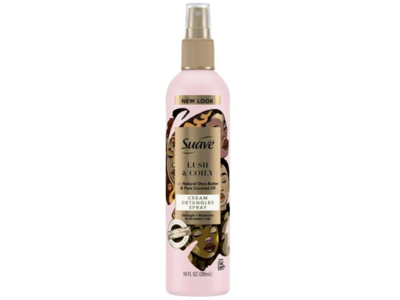 Suave Cream Detangler Spray, Lush & Coily, 10 fl oz/295 mL, Pack Of 2