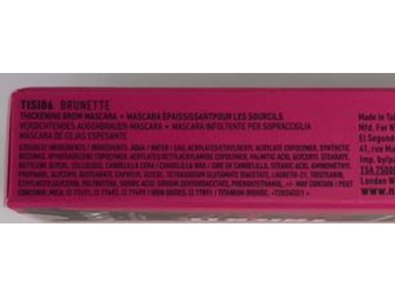 NYX Professional Makeup Thick It Stick It Thickening Brow Mascara Eyebrow Gel, Brunette, 0.03 fl oz