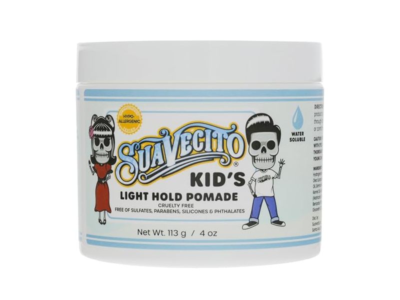 Suavecito Kid's Light Hold Pomade, 4 oz/113 g