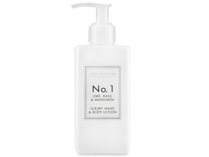Aldi Hotel Collection No1 Hand & Body Lotion, Lime, Basil & Mandarin, 250 mL