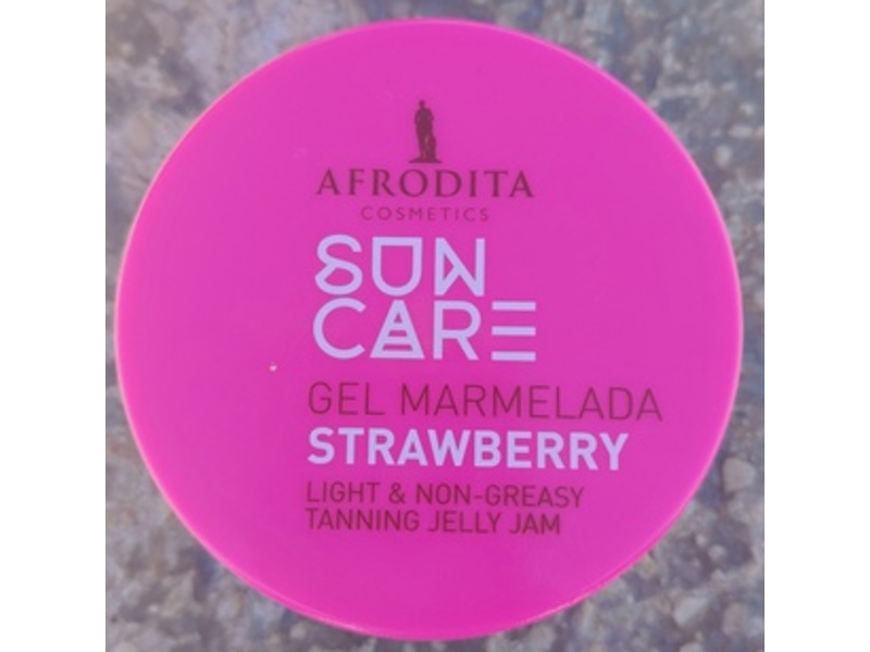 Afrodita Cosmetics Suncare Tanning Gel, Strawberry, 200 mL