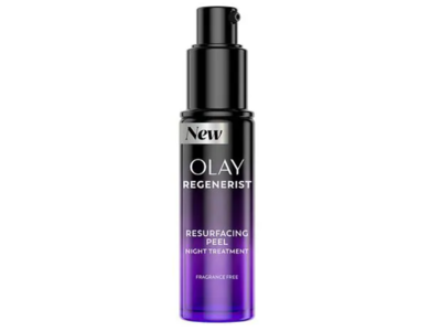 Olay Regenerist Resurfacing Peel Night Treatment, Lactic Acid & Hexa-Repair, 1.0 fl oz/30 mL