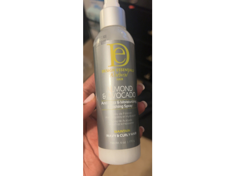 Design Essentials Antifrizz & Moisturizing Spray, Almond + Avocado, 6 oz /120 g