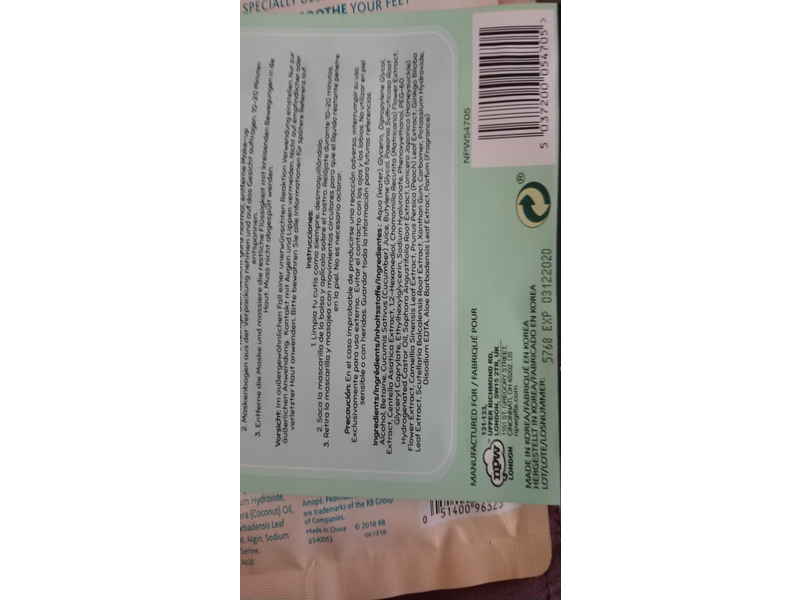 Oh K! Facial Sheet Mask, Cucumber