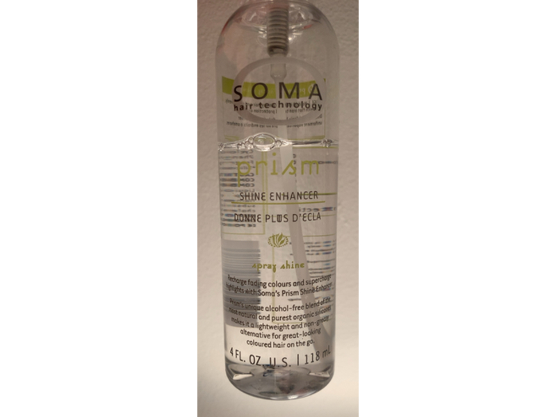 Soma Hair Technology Prism Shine Enhancer Spray, 4 oz/118 mL