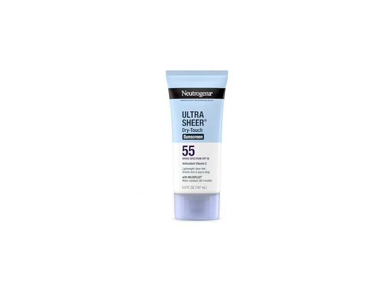 Neutrogena Ultra Sheer Dry-Touch Sunscreen Lotion, SPF 55, 5 fl oz/147 mL