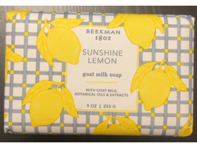 Beekman 1802 Goat Milk Soap, Sunshine Lemon, 9 oz/255 g