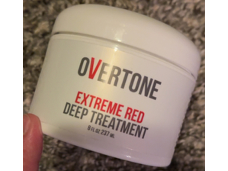 Overtone Semi-permanent Hair Color, Extreme Red, 8 fl oz/237 mL