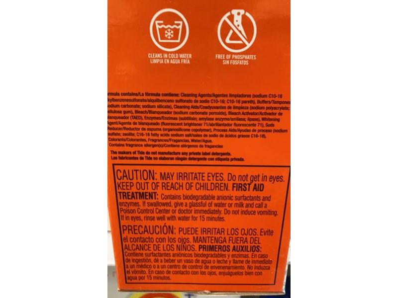 Tide Plus Downy Laundry Powder Detergent, April Fresh, 80 Loads, 148 oz/4.2 kg