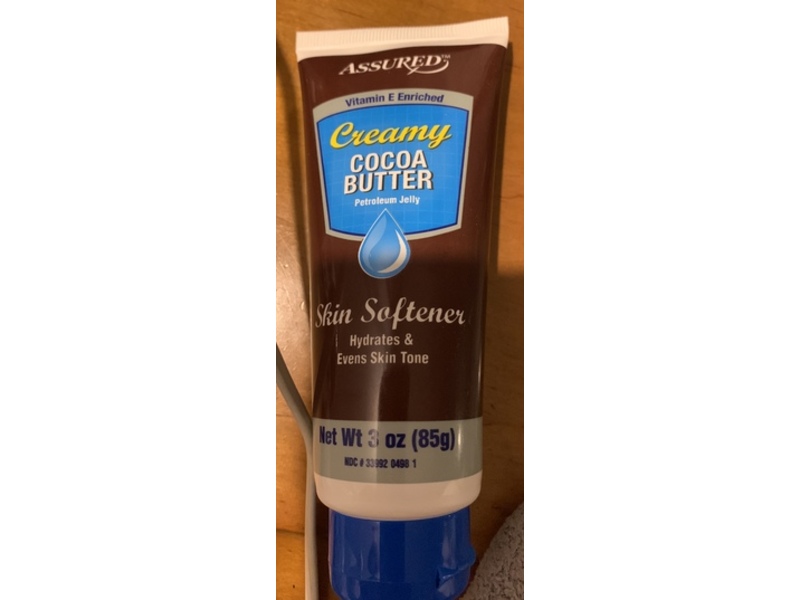 Assured Creamy Petroleum Jelly, Cocoa Butter, 3 oz/85 g, 3 Pack