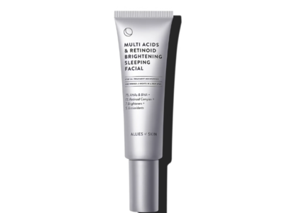 Allies Of Skin Multi Acids & Retinoid Brightening Sleeping Facial, 1.6 oz/48 mL