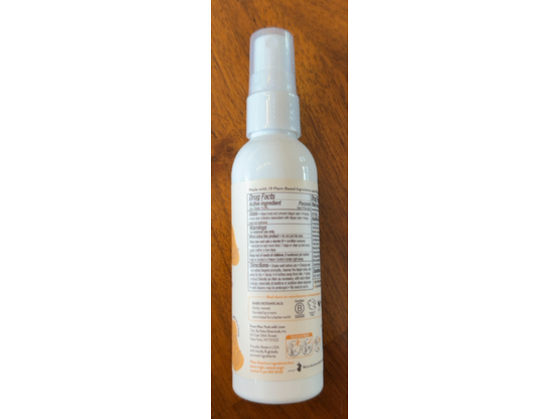 Babo Botanicals Sensitive Baby Diaper Rash Cream Spray, 3 fl oz/89 mL