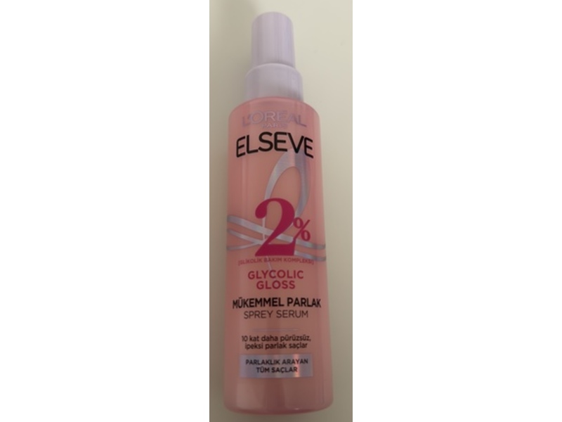 L'Oreal Elseve Glycolic Gloss Sprey Serum, 150 mL