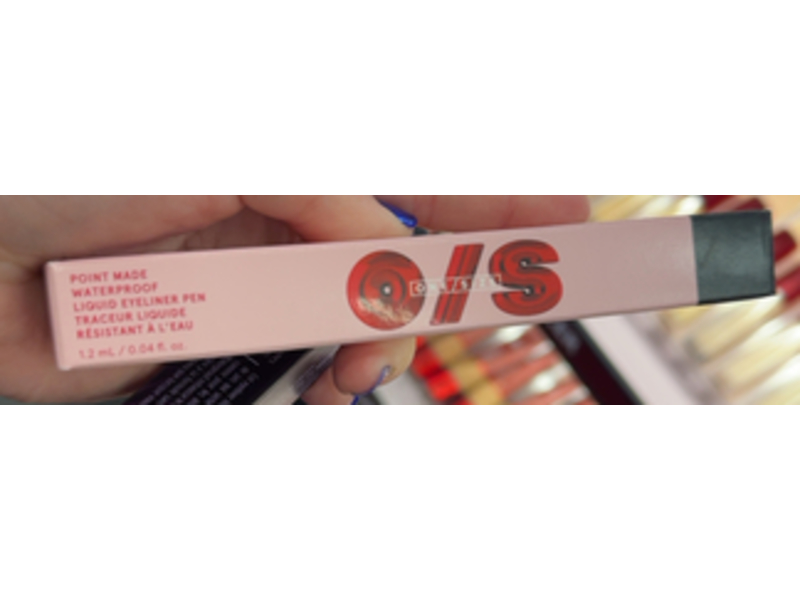 One/Size Point Made Waterproof Liquid Eyeliner Pen, Bodacious Black, 0.04 fl oz/1.2 mL