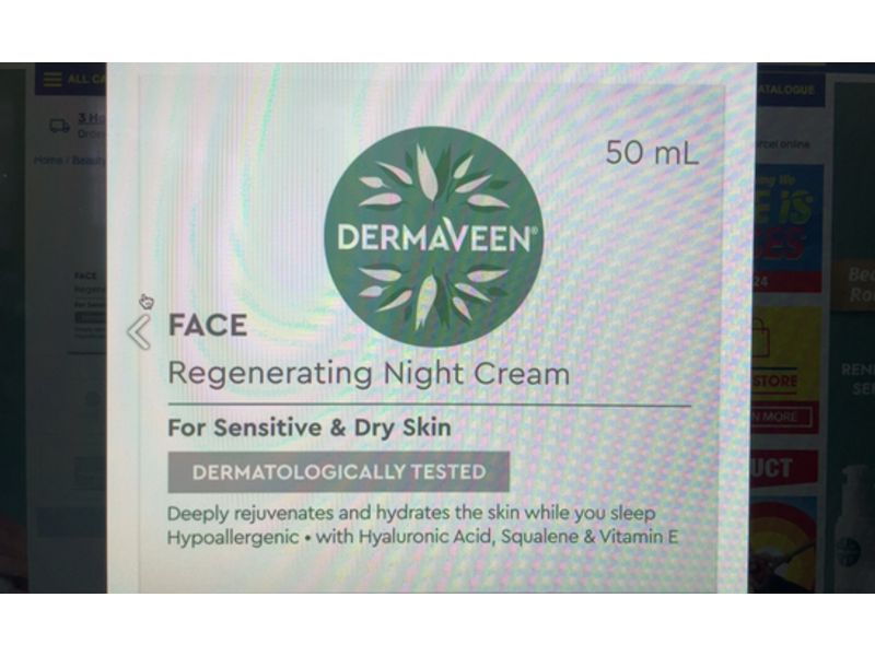 Dermaveen Face Regenerating Night Cream, 50 mL